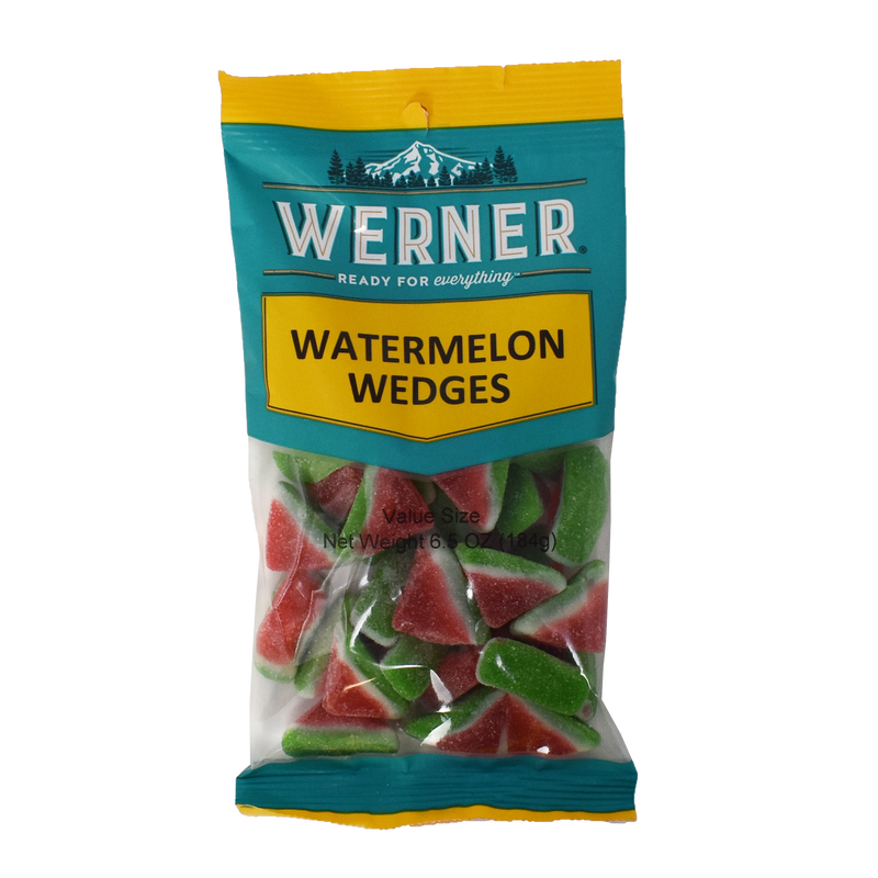 BGWE80172 Werner Candy - Gummy Watermelon Wedges- 184g