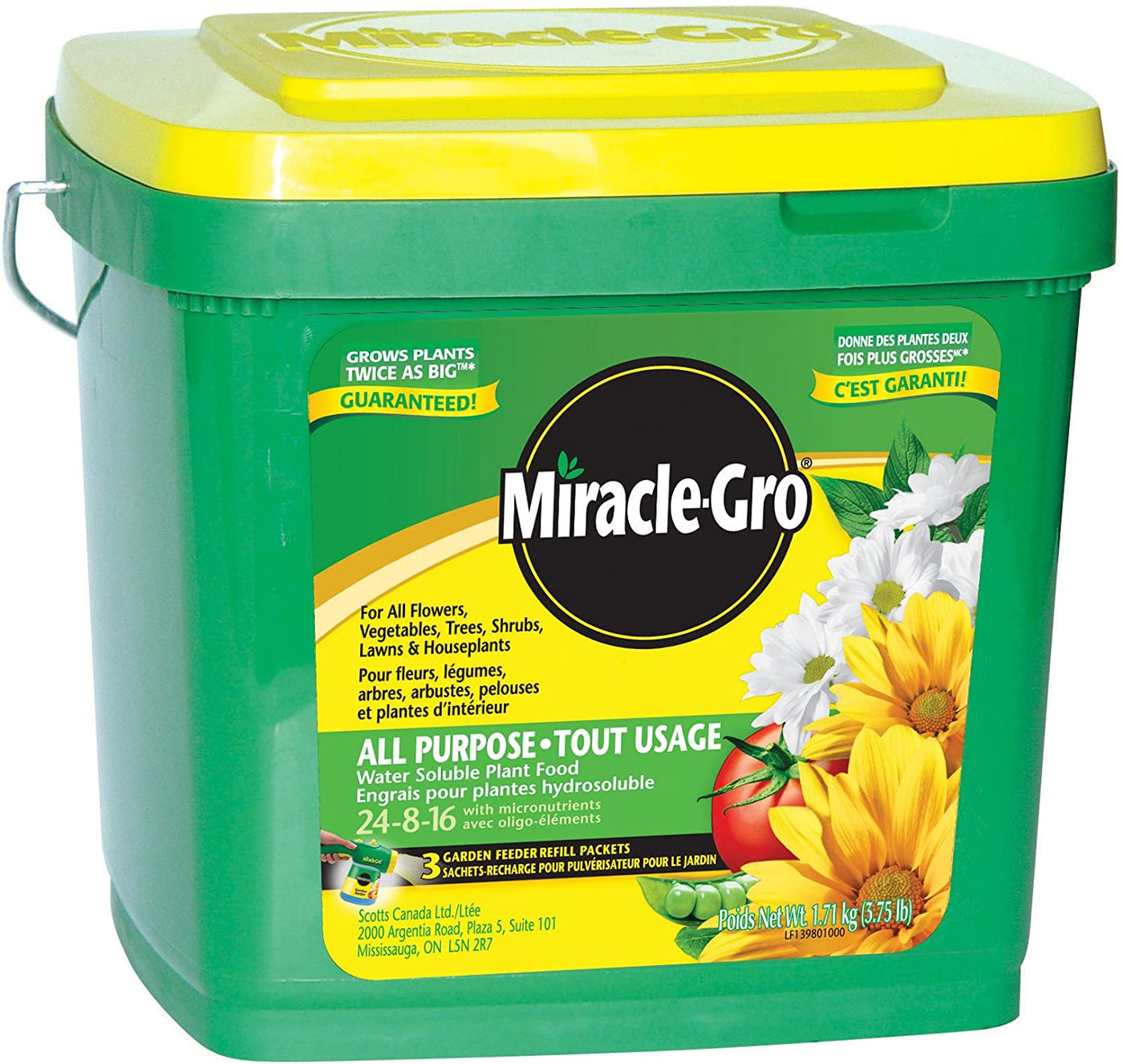 miracle grow plant fertilizer HG4275764 Plant Fertilizer All Purpose 24-8-16/1.5 KG-Miracle Grow