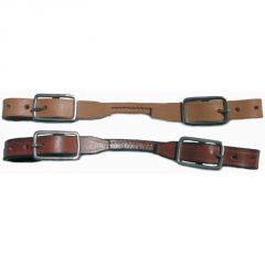 TK8323--Brown Chin/Curb Strap Rolled Leather