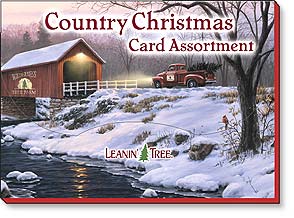 BGAST90206 Cards: 20 Blank Assortment - Country Xmas