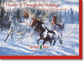 BGAST90215 Cards: 20 Blank Assortment - Hoofin It Through The Holidays