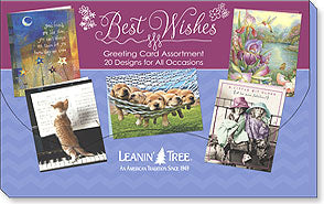 BGAST90802 Cards: 20 Blank Assortment - Best Wishes
