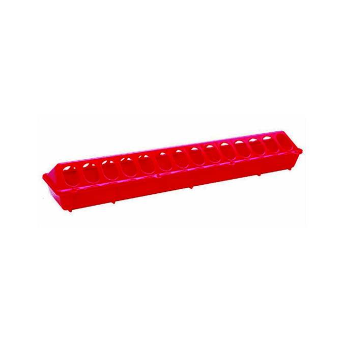 AC115-026 Poultry Feeder Plastic Red 20"