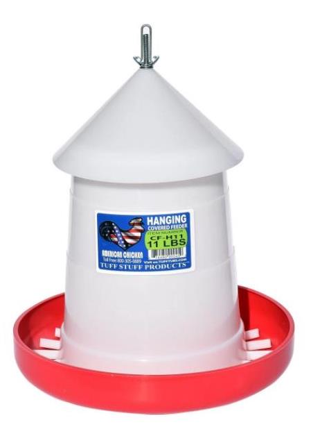 PE677718 Poultry Feeder Hanging Covered  18lbs