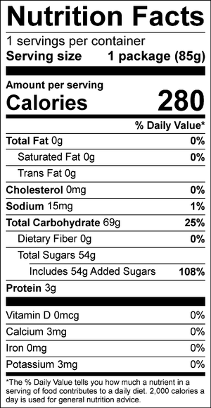 BGWE80034 Werner Candy - Peach Rings - 198g