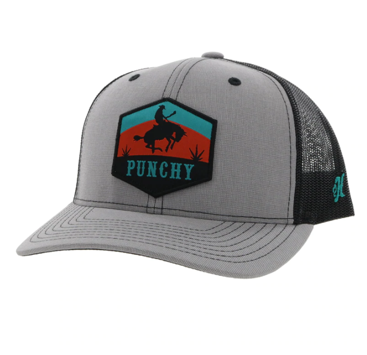 CL5027T-OSFA-Gry/Blk Cap- Hooey "Punchy"
