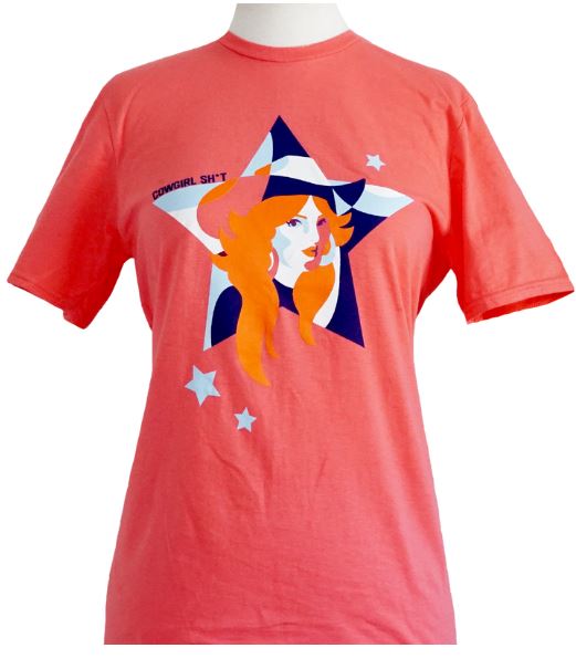 CL061 Ladies Cowboy Sh*t Tee Shirt- Corral Silk Stargirl