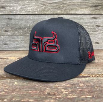 CLCAP2-O/S-Red Poll Baredown Cap- Flat
