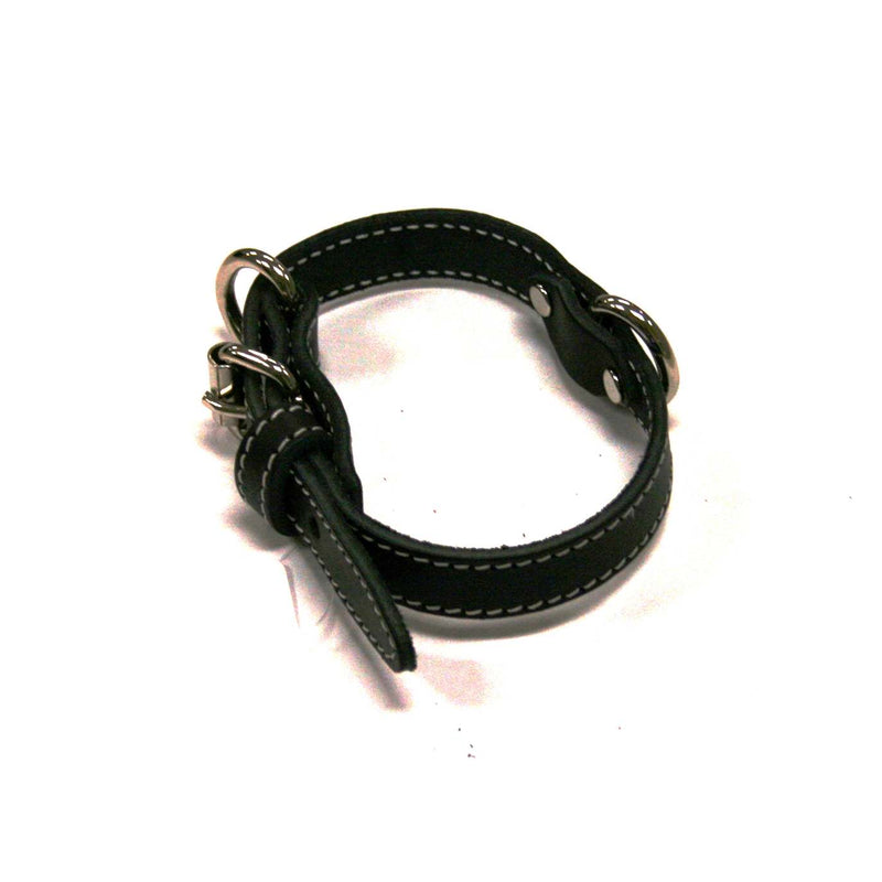 PSD787-50601 Dog Collar- Black Leather 3/4x24"
