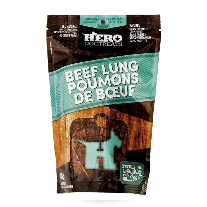 PSD914-00601 Dog Treat Hero- Beef Lung 65g