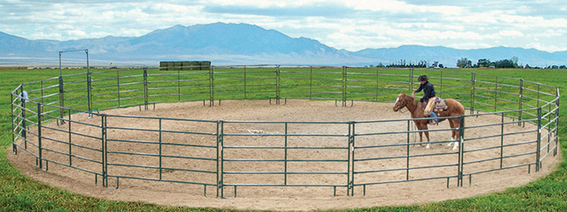 LE2906 Round Pen Fr. & Gate 6'x9'x6'