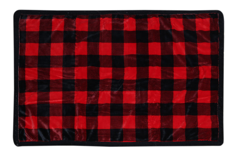 PSJP836 Dog Blanket "Lumberjack Plaid" Red L/XL