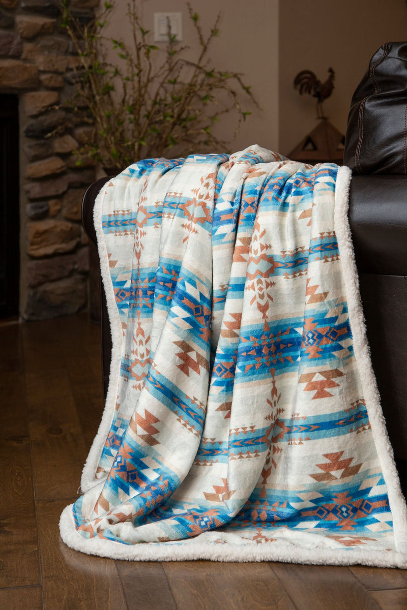BGJW261 Plush Throw Wrangler "Stack Rock Southwest"