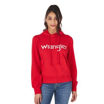 CLLWK478R Wrangler Retro Hoodie - White Logo