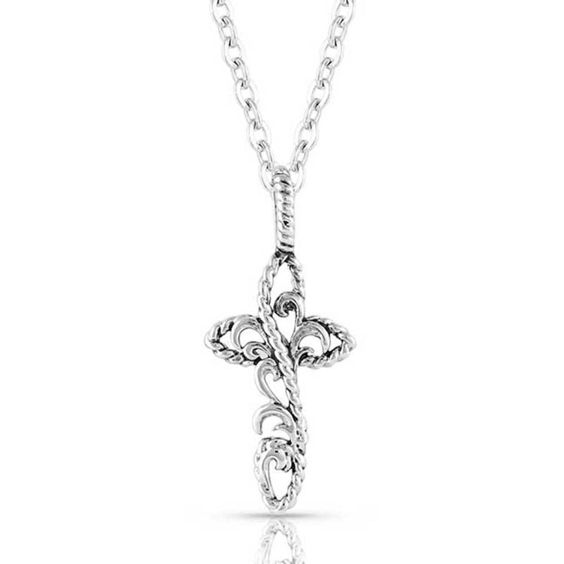 BGNC5185 Necklace - Hold Steady Faith Cross