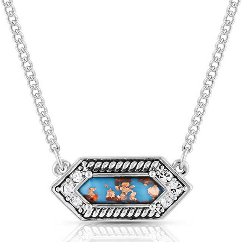 BGNC5190 Necklace- Miner's Cobalt Turquoise