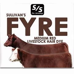 ACFYRE/MEDRED Hair Dye Livestock Medium Red Kit
