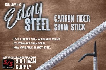 ACCF-60S Show Stick  Carbon Fiber Edgy Silver