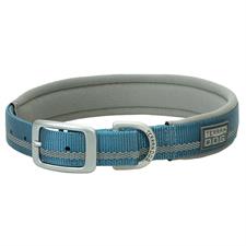 PS07-0861-19"-Blue Hvn Dog Collar Lined Terrain D.O.G