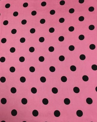 CLSCRFPLKA--pink Scarf Silk Cowboy Polka Dot