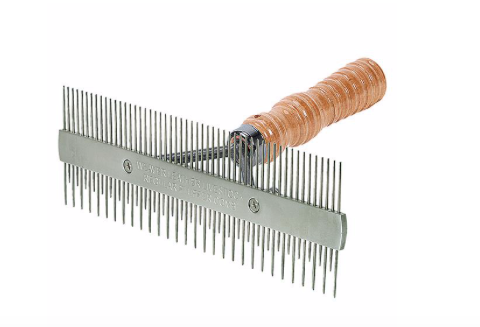 AC69-6073 Comb 2 Sided Wood Handle