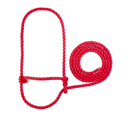 AC35-7900--RD Halter Rope Cattle - Red