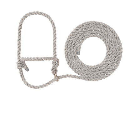 AC35-7910--33 Halter Breaking Poly Rope - Gray