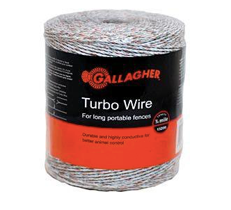 FEG620564 Gallagher Turbo Wire 400m+100m White
