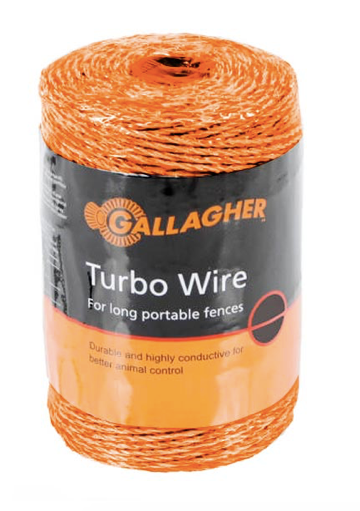 Wire Guide Gallagher FEG620664 Gallagher Turbo Wire 400m ORANGE – Paradise Hill Ranch and ...