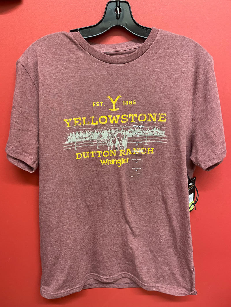 CL112323380 T Shirt S/S Wrangler-Yellowstone Dutton Ranch