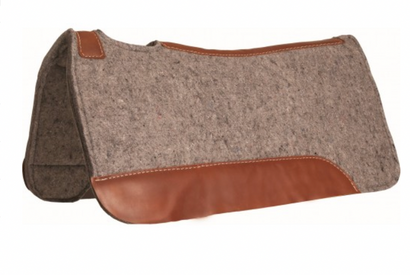 TK274065-18 Saddle Pad Grey Felt Contoured 32x31
