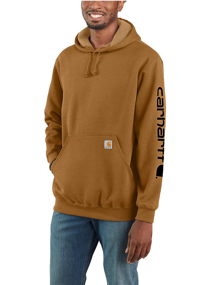 CLK288 Carhartt Hoodie Relaxed Fit Graphic/Sleeve