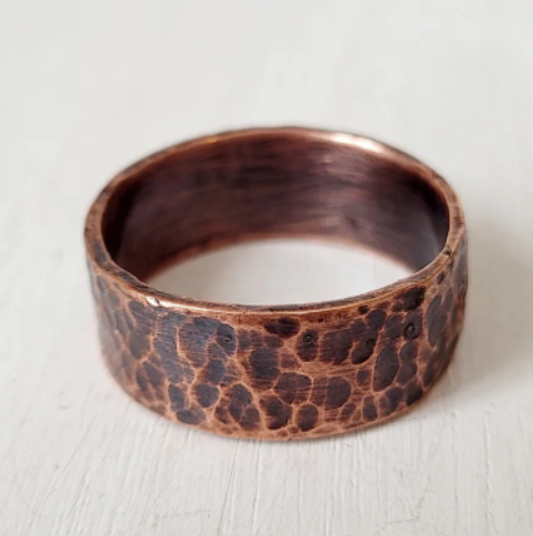 BGCJK20220010 Scarf Ring - Size 14 - Copper