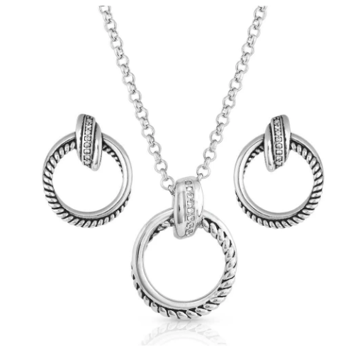 BGJS5263 Jewelry Set- Crisscross