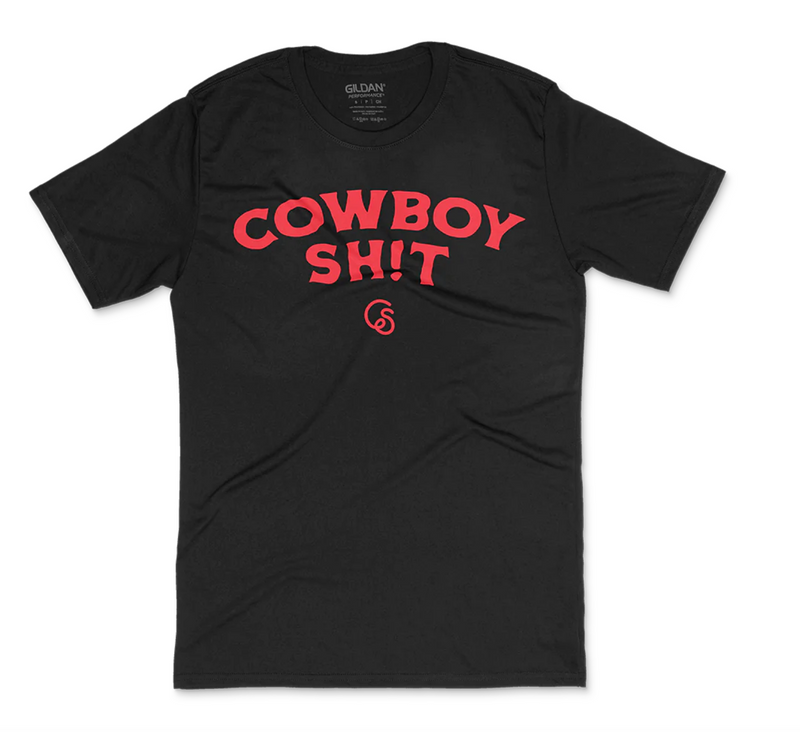 CLTEE-089 Unisex Cowboy Sh*t T-Shirt - The Dad (Black/Red)