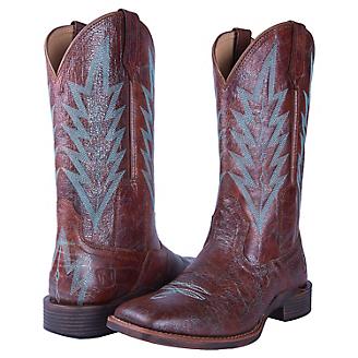 CL66030-8.5-Cognac Cowboy Boots Ladies All Round "Dakota"