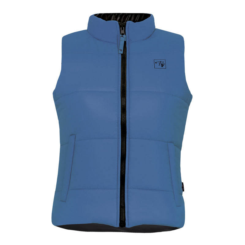 CLPF495-XL-Bl/Blk Insulated Ladies Reversible Vest