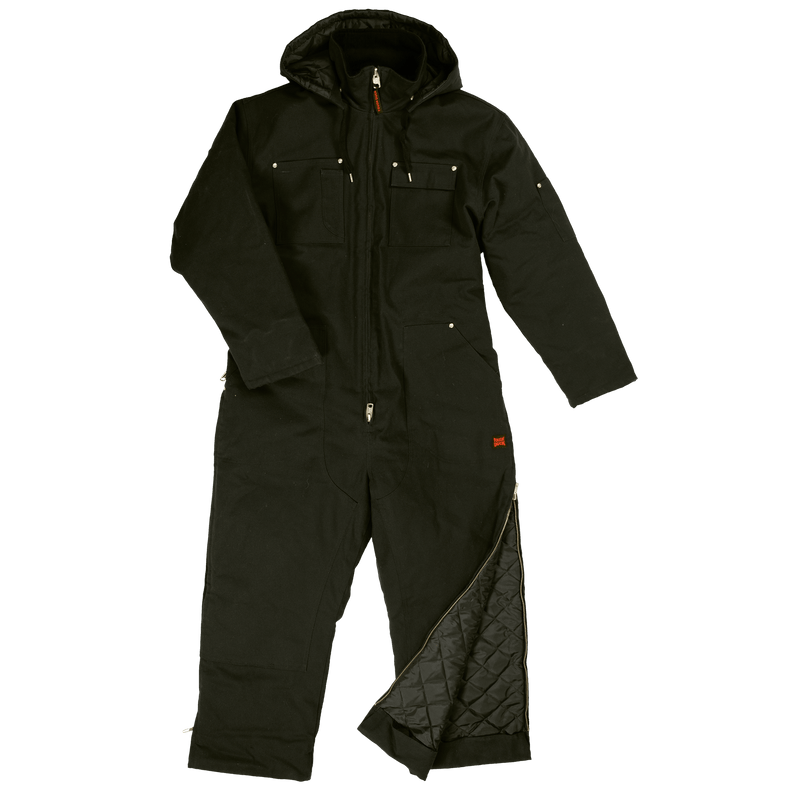 CLWC013-2XLT-Black Coveralls Insulated Tough Duck