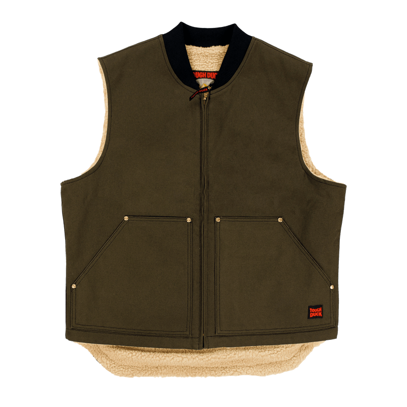 CLWV061 Vest Tough Duck Sherpa Lined
