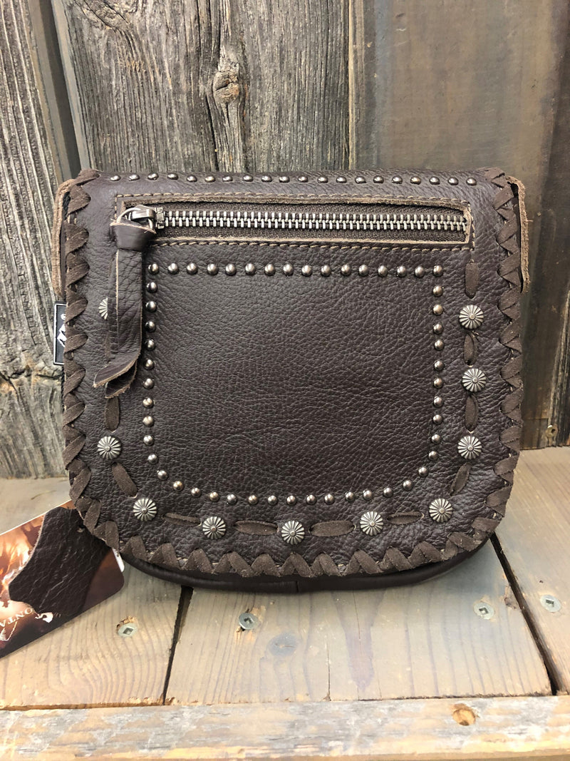 BGRLC-L090 CF Crossbody - ChocoBrown Leather