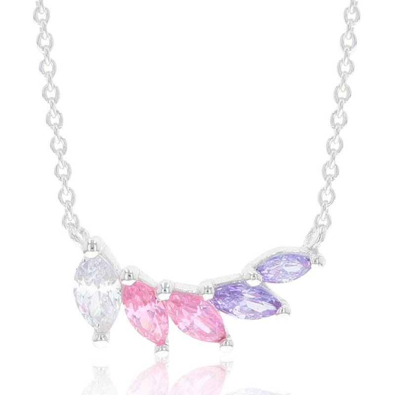 BGNC4462 Montana Necklace Flared Cluster Wing