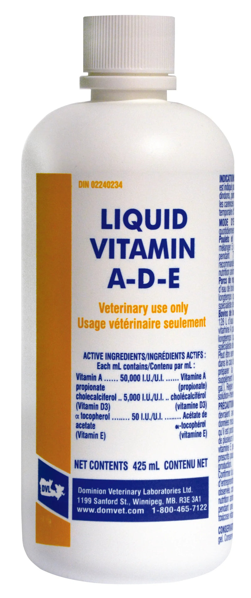 AC809195 Vitamin ADE Liquid 500ml DVL