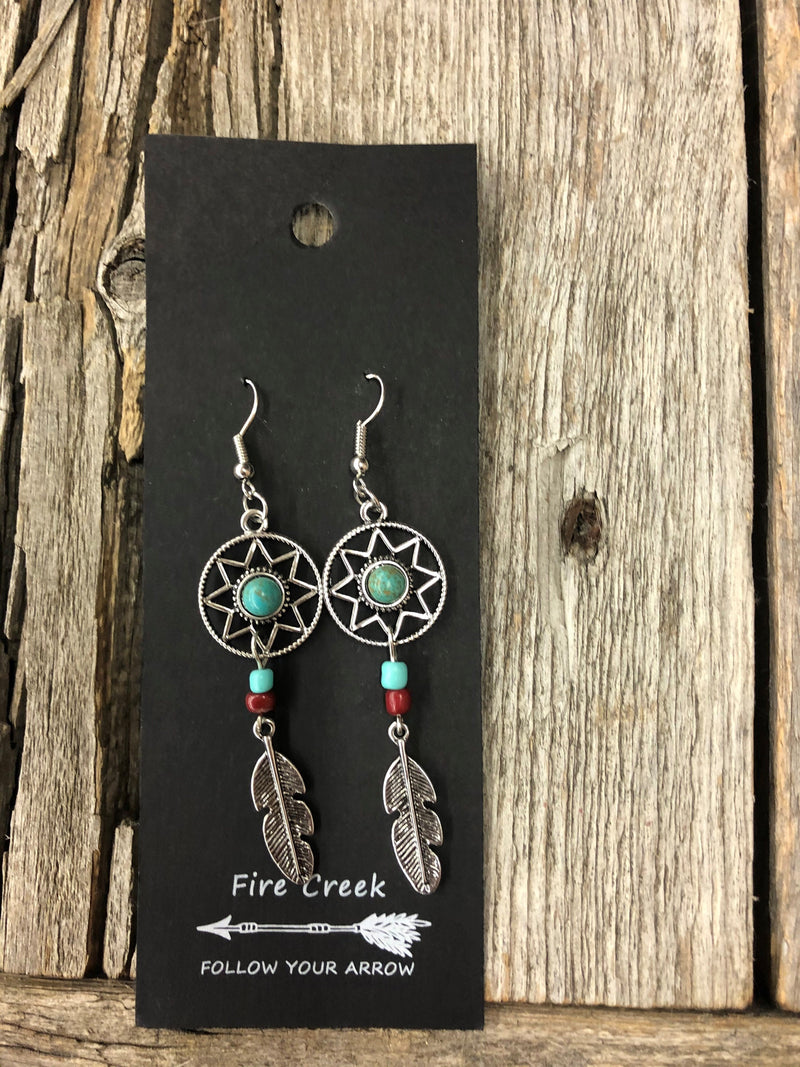 BGFCEARRINGS--WEA150 Fire Creek Earrings