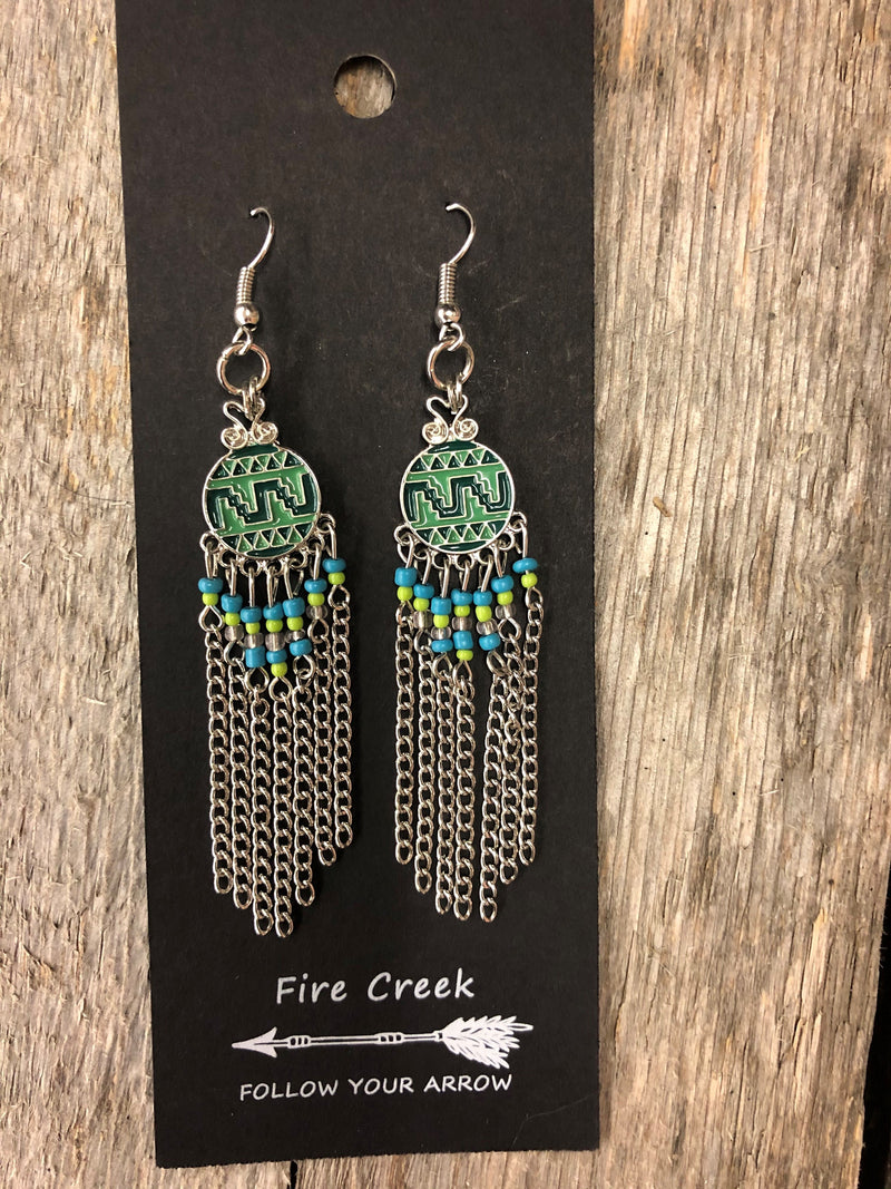 BGFCEARRINGS--WEA050 Fire Creek Earrings