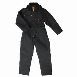 CL712111-XL-Black Coverall Heavyweight Tough Duck 1 PIECE