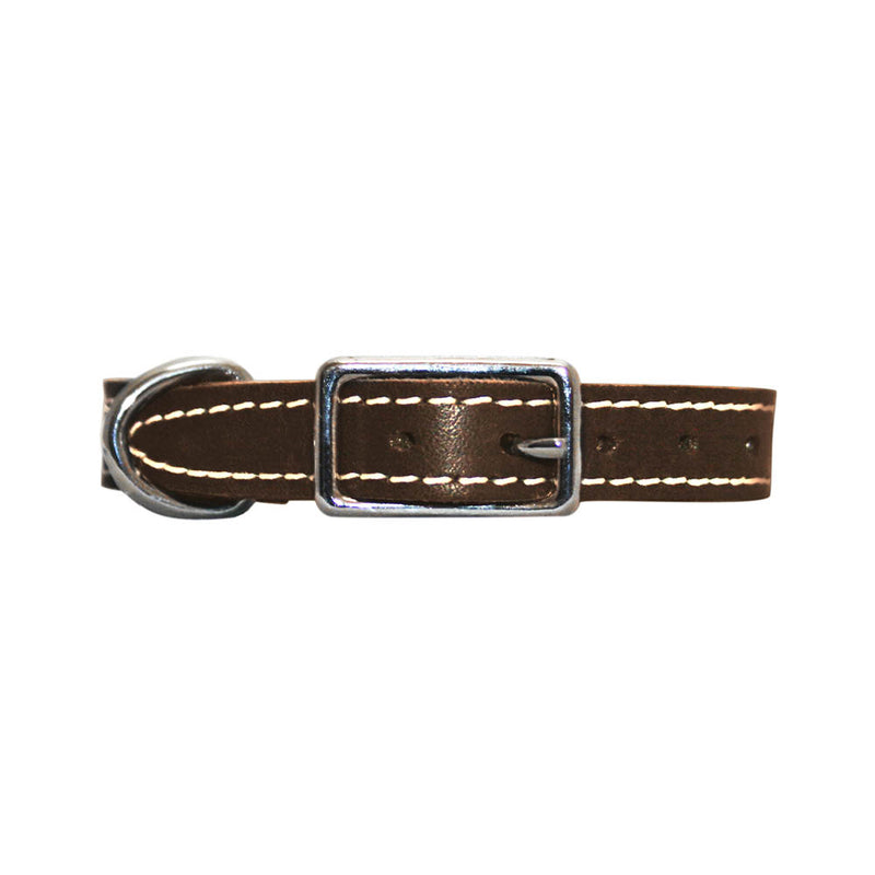 PSD787-50970 Dog Collar Leather Brown 1 1/4 x 22"