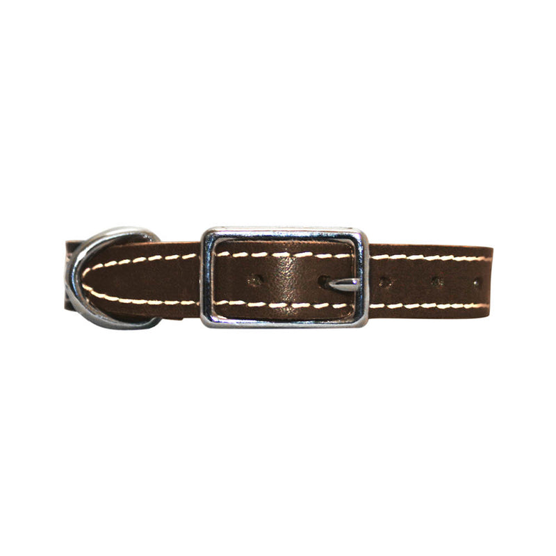 PSD787-50980 Dog Collar- Brown Leather 1 1/4x24"
