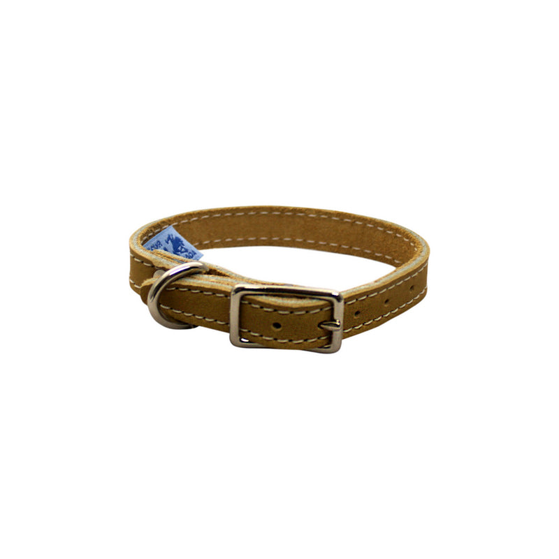 PSD787-50602 Dog Collar- Tan Leather 3/4x24"