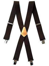CLN8510001-48"-Black Suspenders-Hired Hand Black
