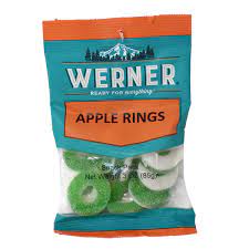 BGWE80031 Werner Candy - Apple Rings- 184g